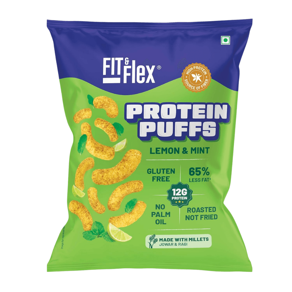 Fit & Flex Protein Puffs (Lemon & Mint) 55 g buy online USA