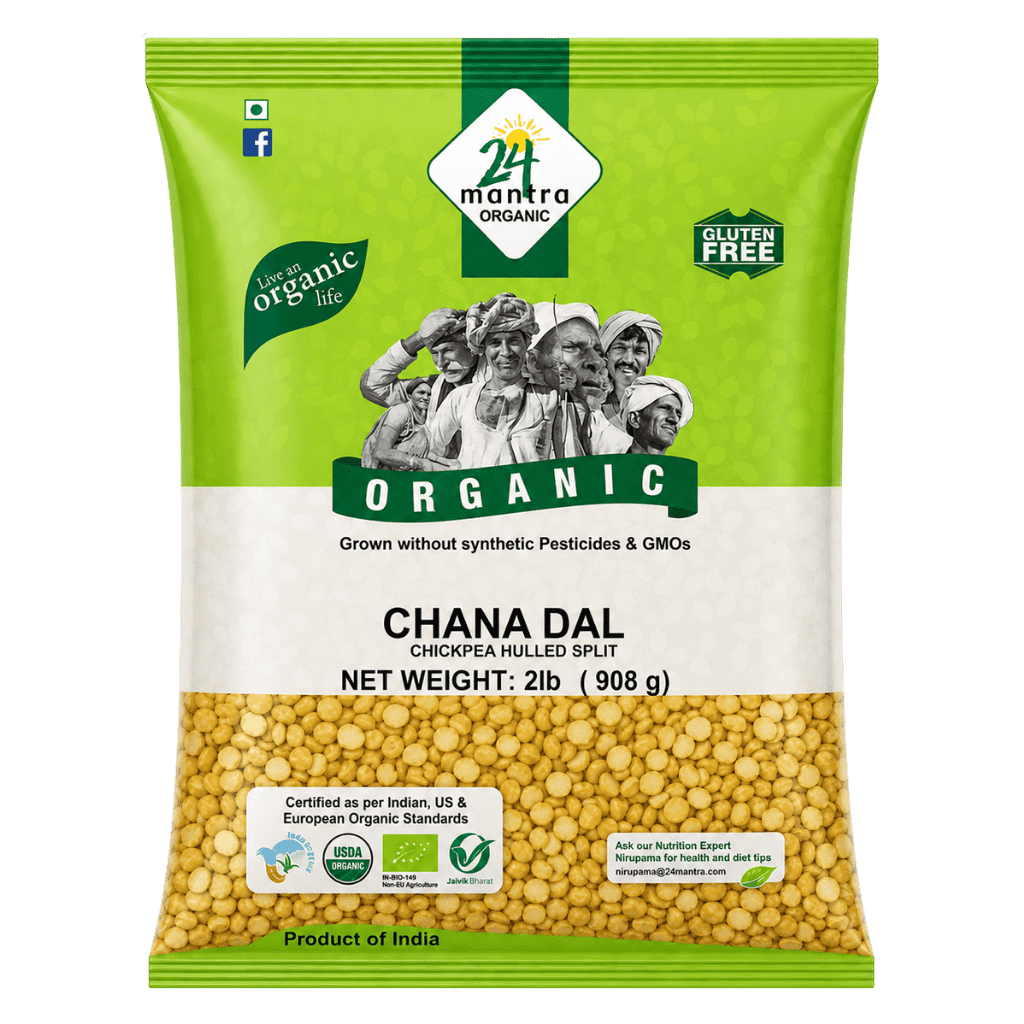 24 Mantra Organic Chana Dal 2 lb buy online USA