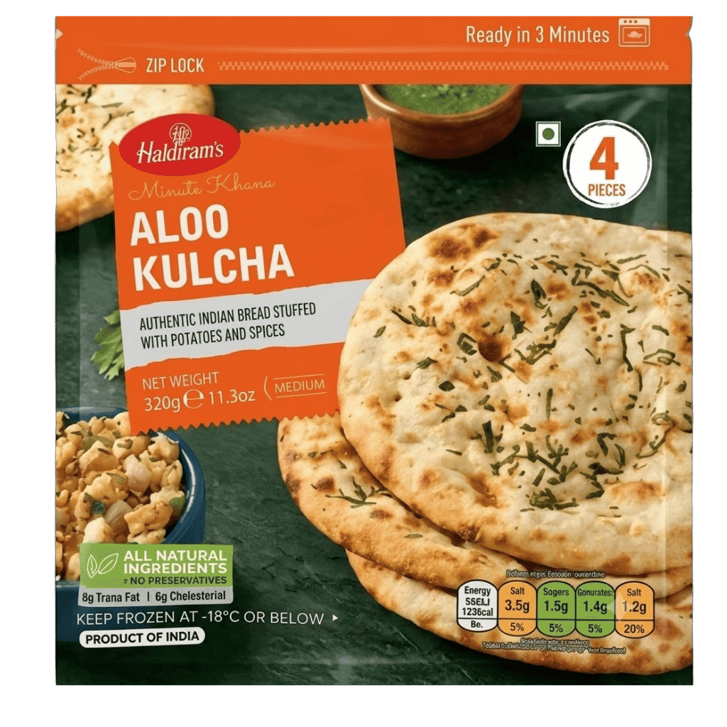 Haldiram's Aloo Kulcha 4 pcs buy online USA