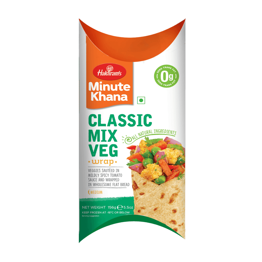 Haldiram's Wrap Mix Vegetable 156 g buy online USA