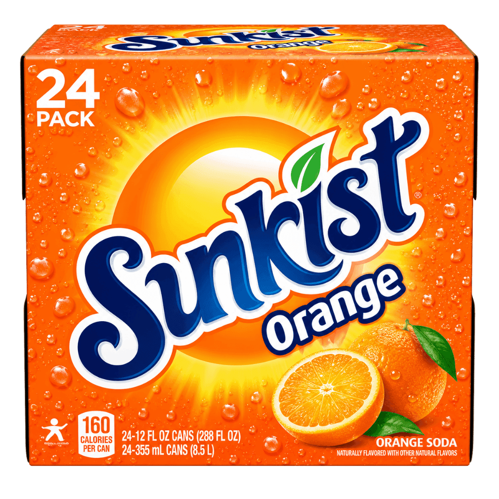Sunkist Orange 12 fl oz 24 ct buy online USA