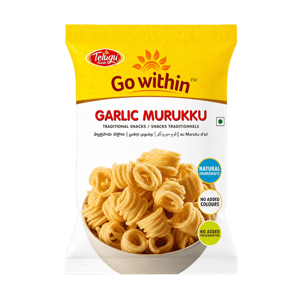 Telugu Garlic Murruku 170 g buy online USA