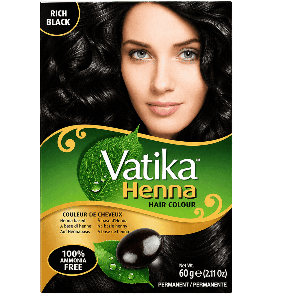 Vatika Rich Black Hair Color 60 g buy online USA